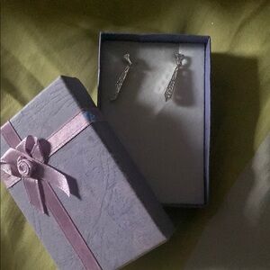 Elegant Silver Drop Earrings